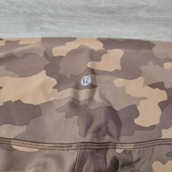 Lululemon Align High Rise Pant Camo Heritage 365 Camo Beige Womens Size 20 - Picture 3 of 13